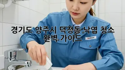 경기도 양주시 덕정동 낙엽 청소 완벽 가이드